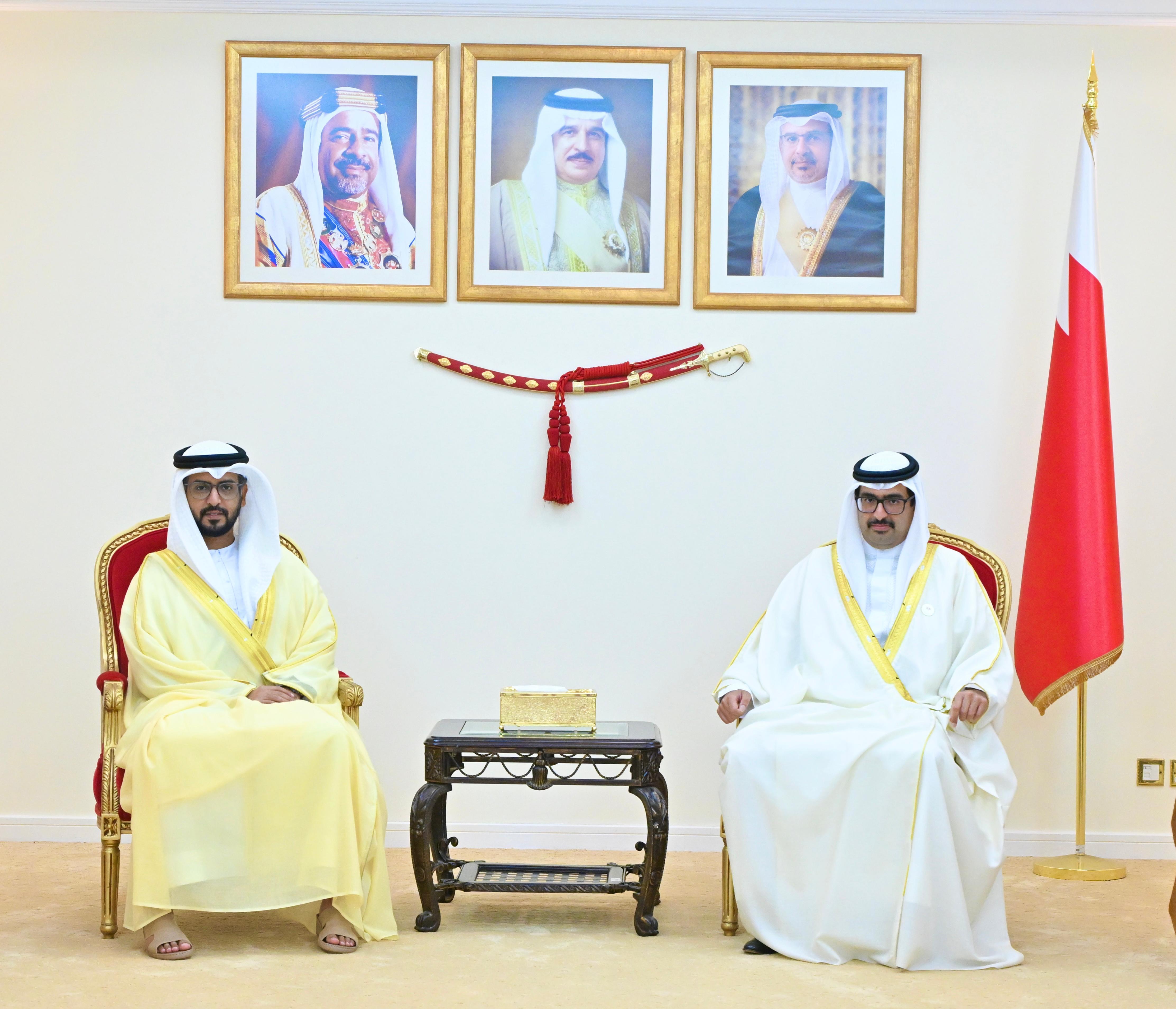 سمو محافظ الجنوبية يستقبل سفير دولة الإمارات لدى مملكة البحرين <